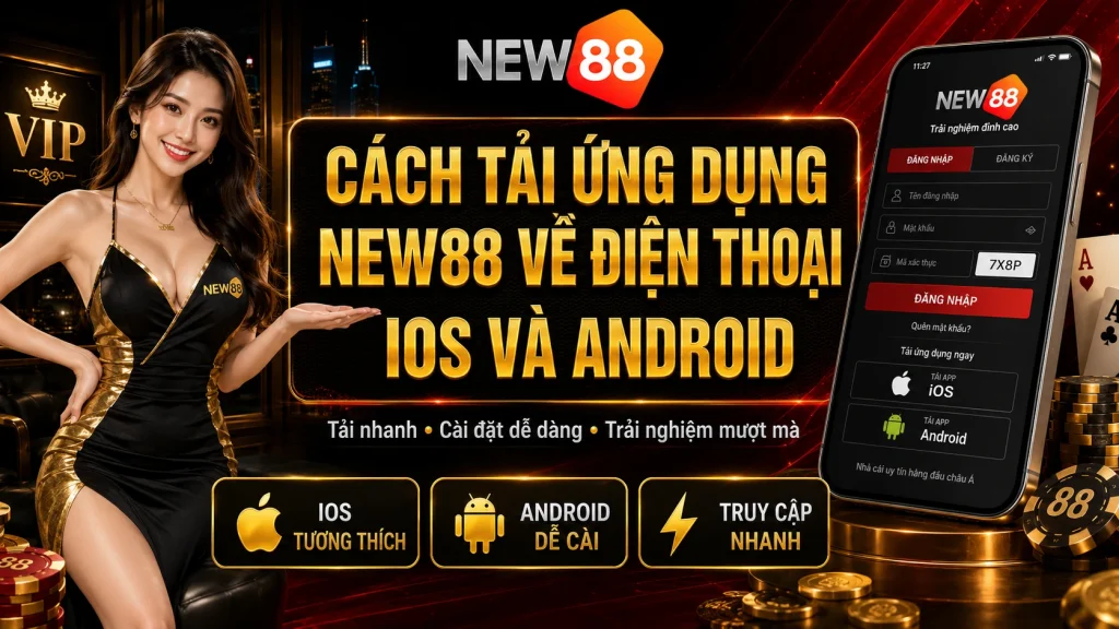 Cách tải ứng dụng NEW88 về điện thoại iOS và Android 